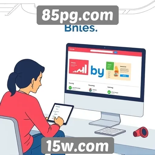 Facilidade de acesso e navegação em 85pg.com