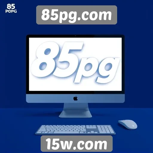 Navegação e interface do 85pg.com para jogadores