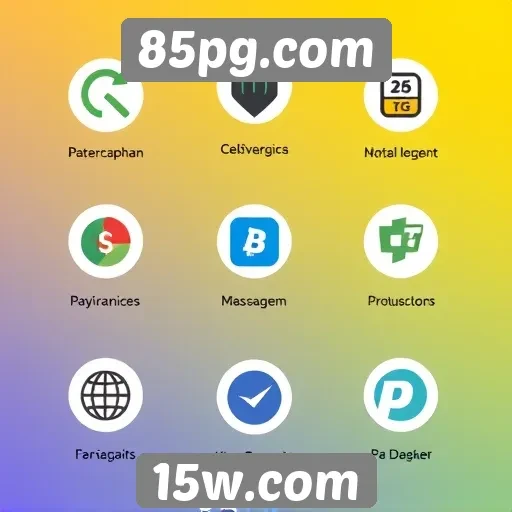 Métodos de pagamento disponíveis no 85pg.com
