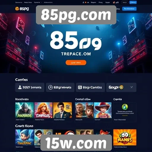 Interface do usuário do 85pg e sua navegabilidade